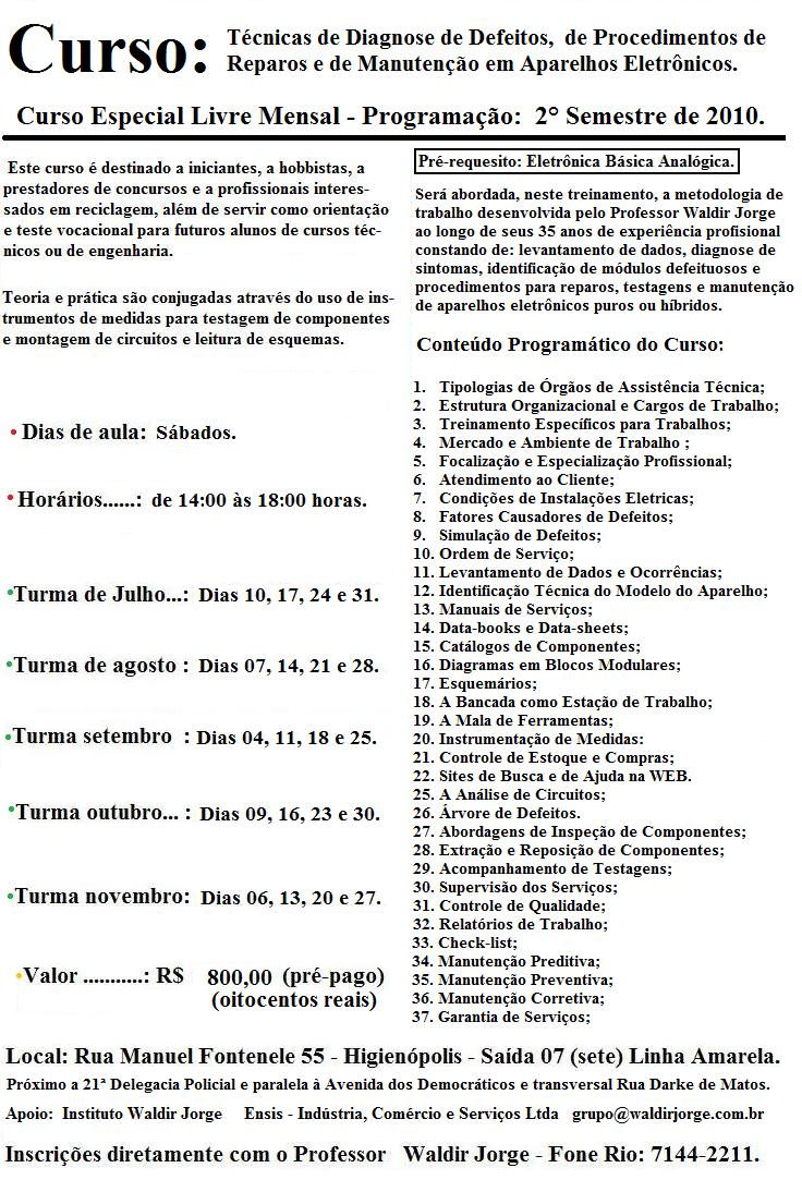 Programa_seg_sem_2010_Curso_Tec_Diagnose_Reparos_e_Manutencao